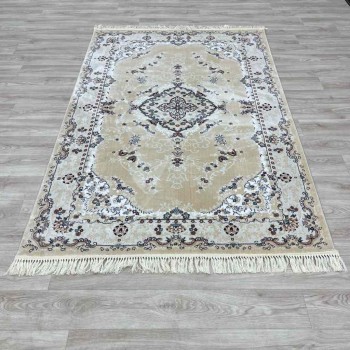 سجاد تركي سوبر اصفهان C709B لون كريم مقاس 300*500