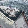 Turkish Super Isfahan Carpet C709A Grey Color 100*400