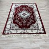 Turkish Super Isfahan Carpet C709A red Color Size 400*400