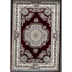 سجاد تركي سوبر مليون 3658D لون عنابي مقاس 500*600
