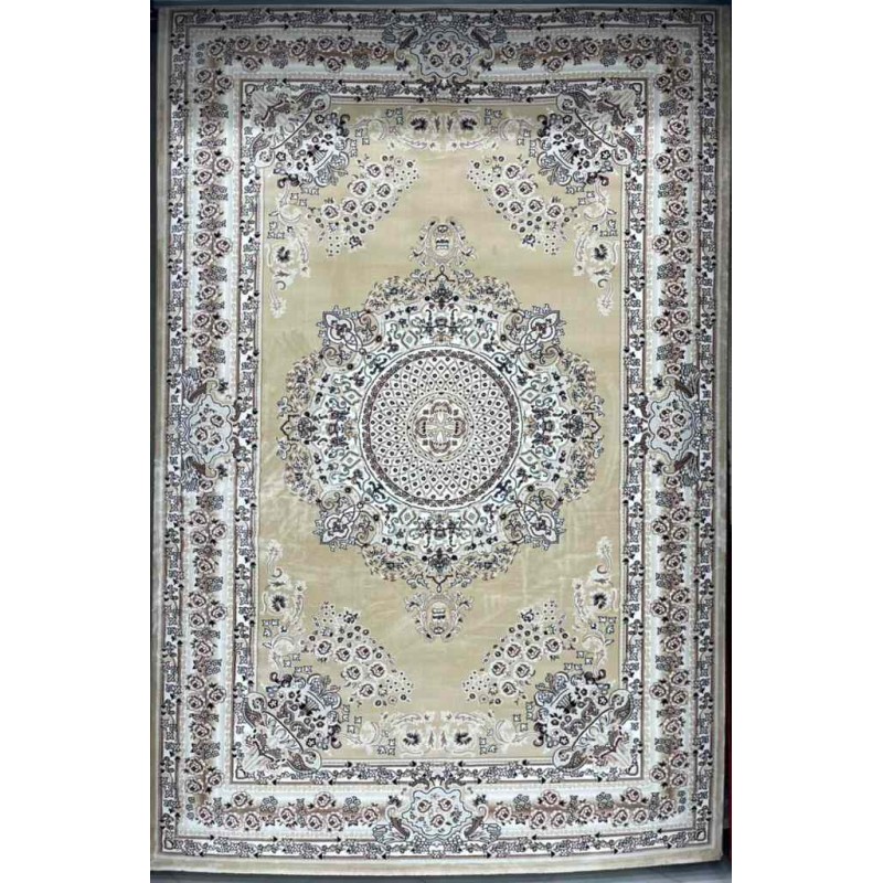 سجاد تركي سوبر مليون 3658D لون بيج مقاس 200*300