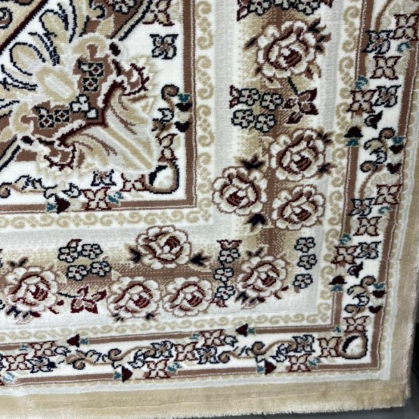 Turkish carpet Super Million 3658D beige color size 250*350