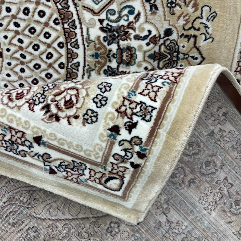سجاد تركي سوبر مليون 3658D لون بيج مقاس 200*300