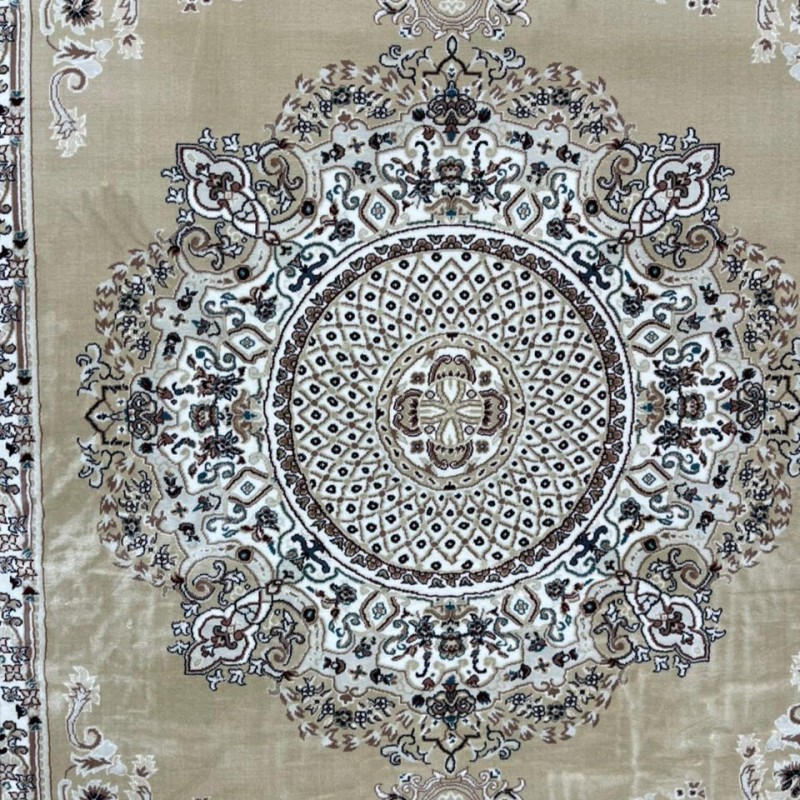سجاد تركي سوبر مليون 3658D لون بيج مقاس 200*300