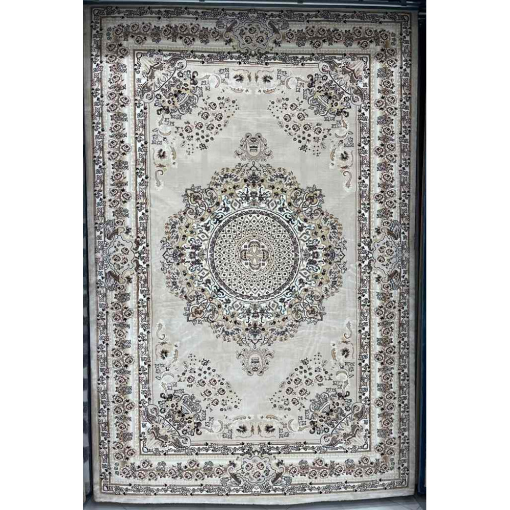 سجاد تركي سوبر مليون 3658D لون كريم مقاس 400*600