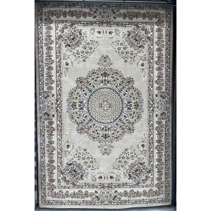 سجاد تركي سوبر مليون 3658D لون كريم مقاس 400*400