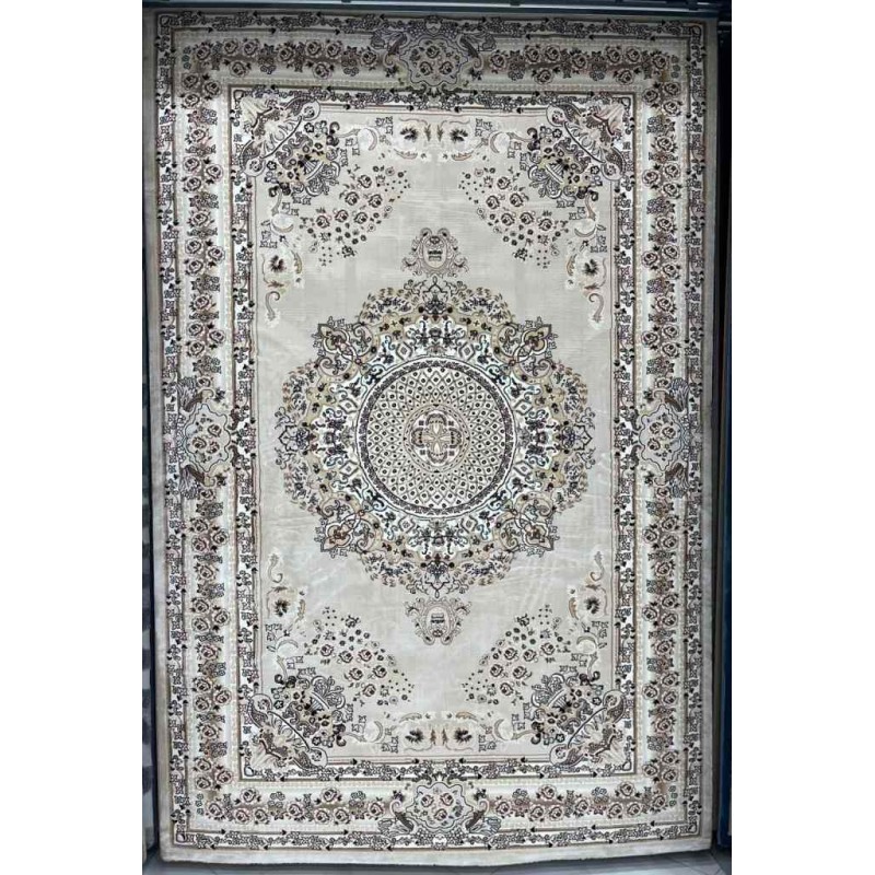 سجاد تركي سوبر مليون 3658D لون كريم مقاس 200*300