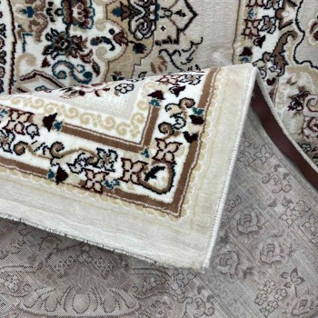 سجاد تركي سوبر مليون 3658D لون كريم مقاس 400*600