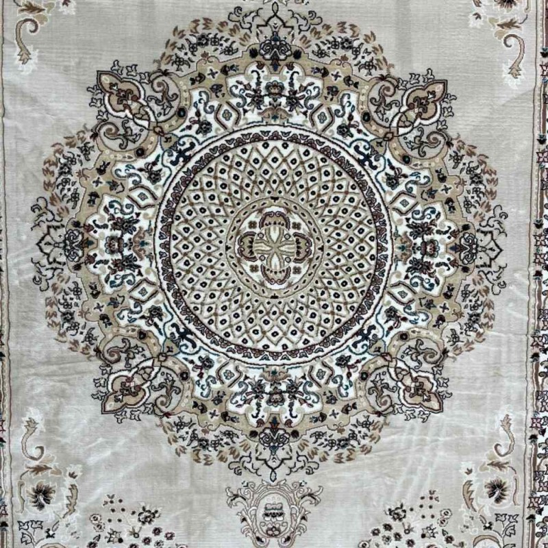 سجاد تركي سوبر مليون 3658D لون كريم مقاس 200*300