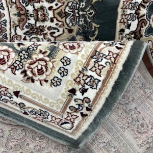 Turkish carpet Super Million 3658D gray color size 500*700