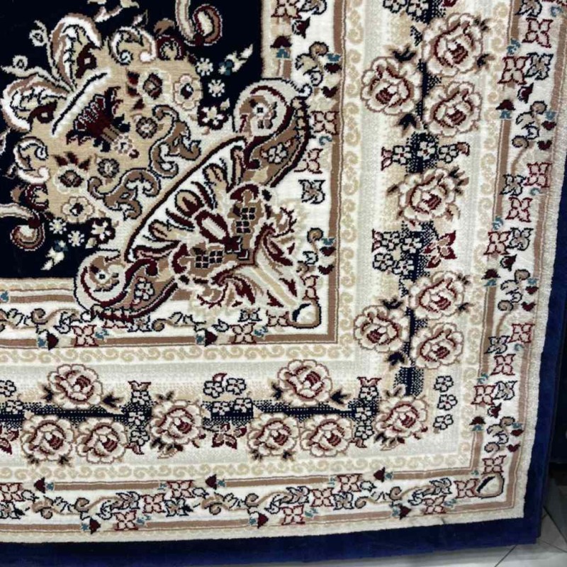 سجاد تركي سوبر مليون 3658D لون كحلي مقاس 200*300
