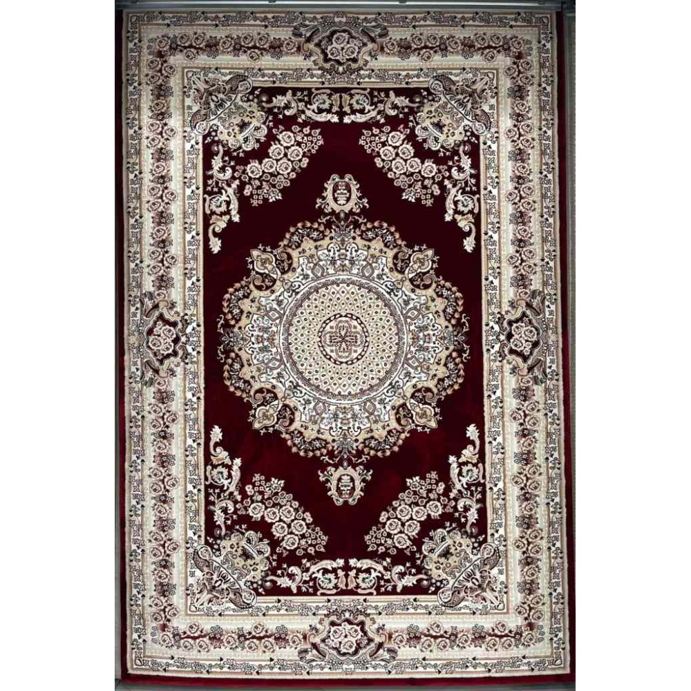 سجاد تركي سوبر مليون 3658D لون عنابي مقاس 400*600