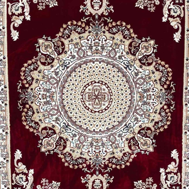 سجاد تركي سوبر مليون 3658D لون عنابي مقاس 200*300