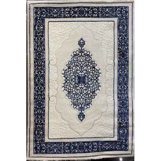 Turkish rugs Santiago blue, pink, beige and brown