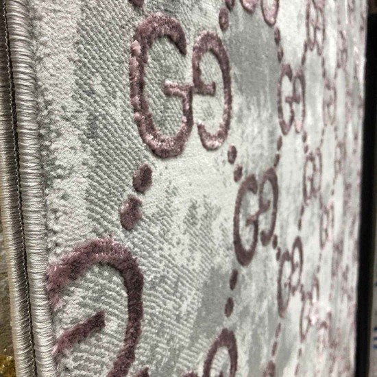 Turkish rugs bright gray Mauve