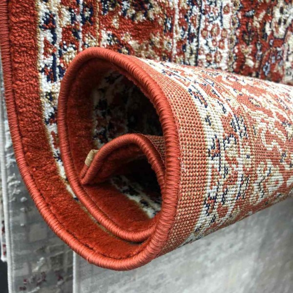 Turkish Turkish diamond rugs orange