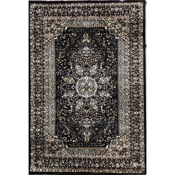 Turkish diamond carpets dark brown