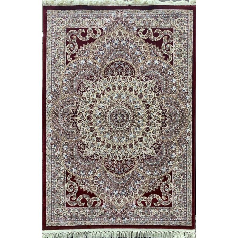 Turkish carpet Isfahan red