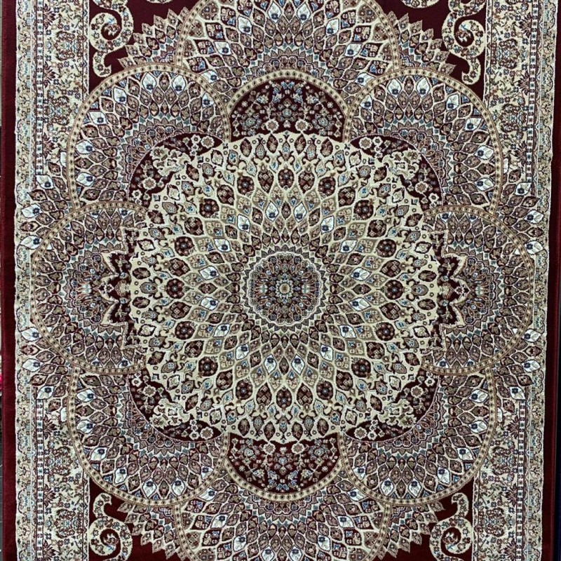 Turkish carpet Isfahan red