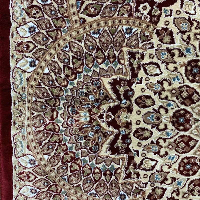 Turkish carpet Isfahan red