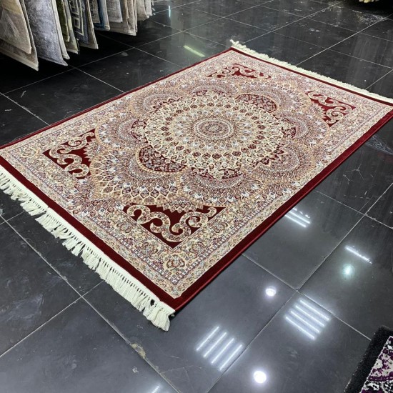 Turkish carpet Isfahan red