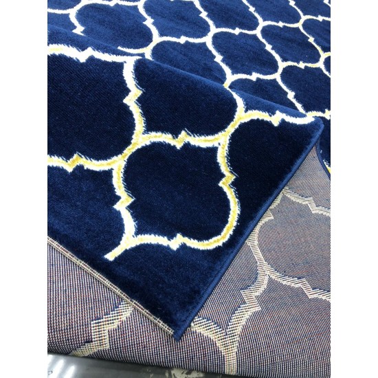 Turkish point carpets 14839 dark blue