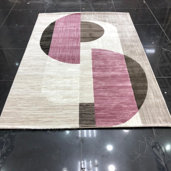Turkish Carpet Stark 60A Cream with Pink