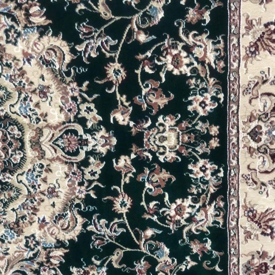 Turkish carpets Tabriz green