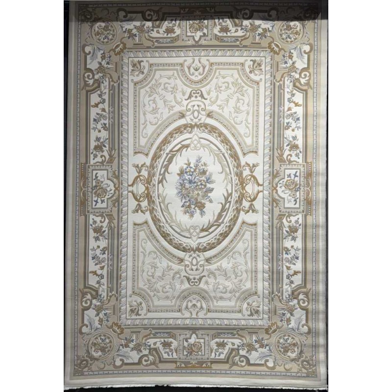 Turkish Andalusian Rug J687AF cream brown Size 100*300