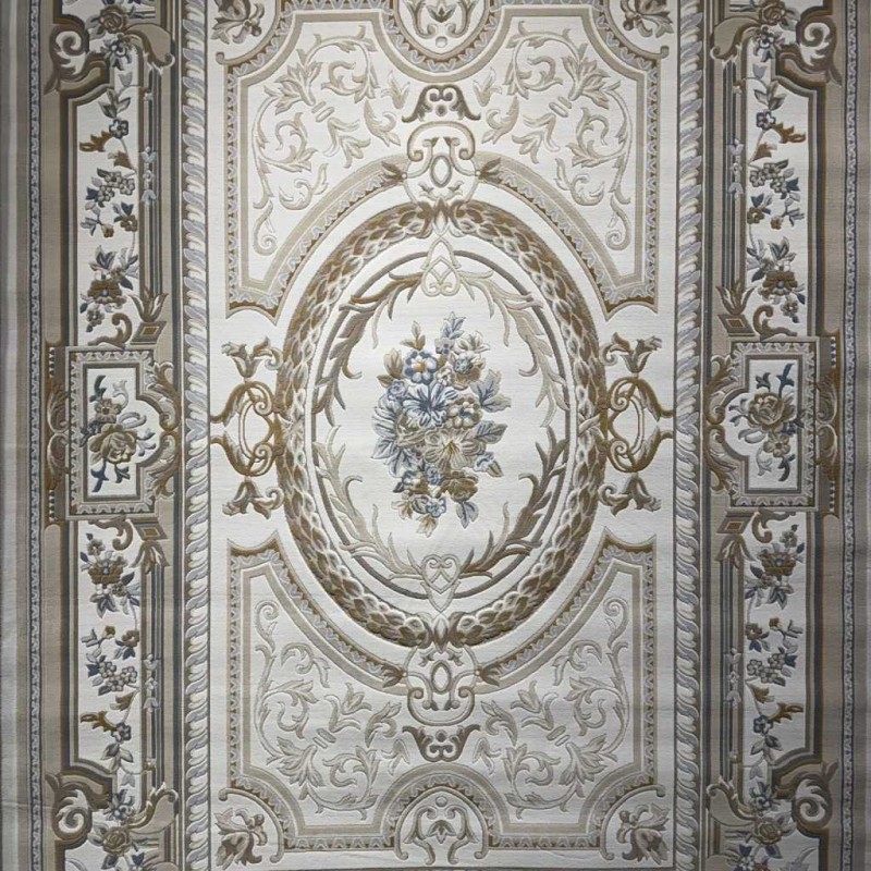 Turkish Andalusian Rug J687AF cream brown Size 100*300