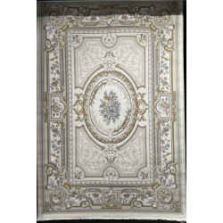 سجاد تركي اندلس J687AF كريم رصاصي مقاس 200*200