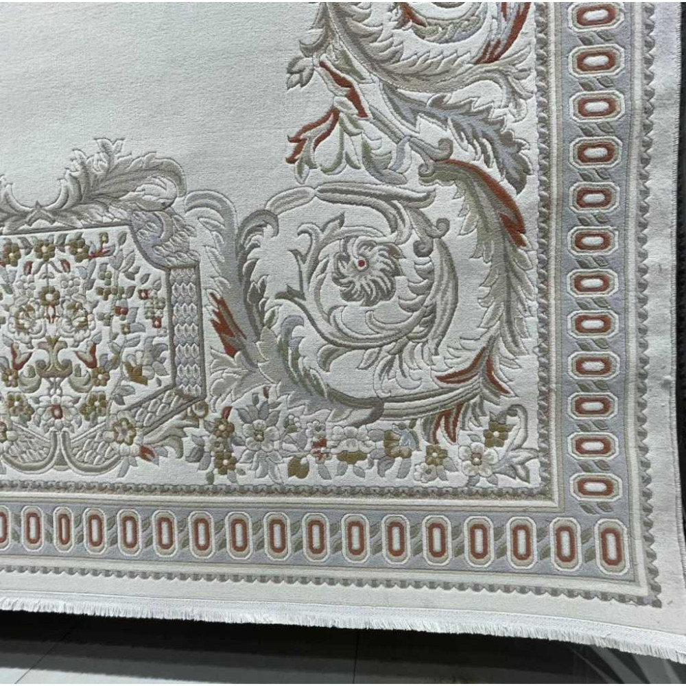 سجاد تركي اندلس J603AG كريم تيرا مقاس 200*200