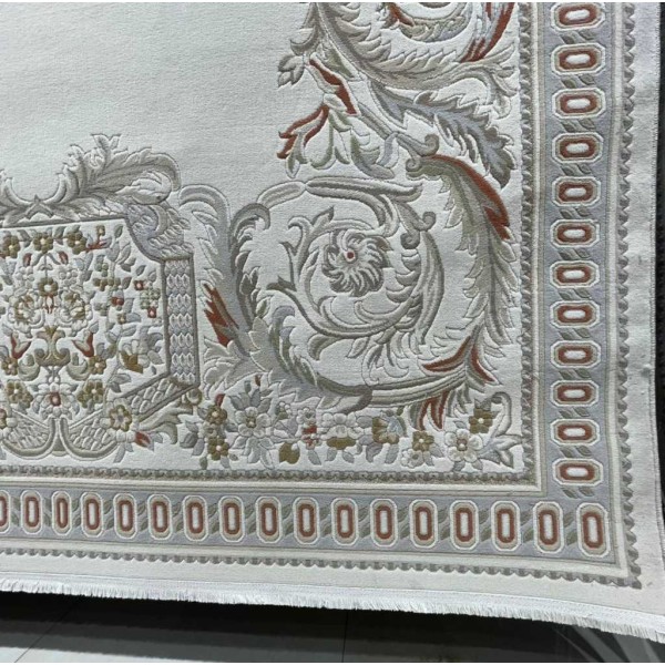 سجاد تركي اندلس J603AG كريم تيرا مقاس 100*300