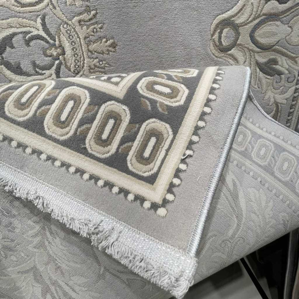 سجاد تركي اندلس J603AG رصاصي مقاس 50*80