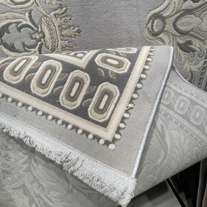 Turkish Andalusian Rug J603AG gray Size 50*80