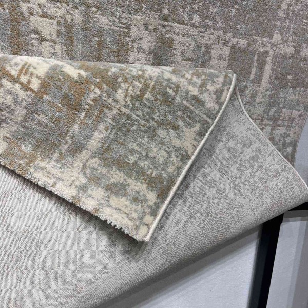 Aria Bohemian Turkish Carpet 9400A CREAM GREY 150x220 cm Modern Majlis Carpet