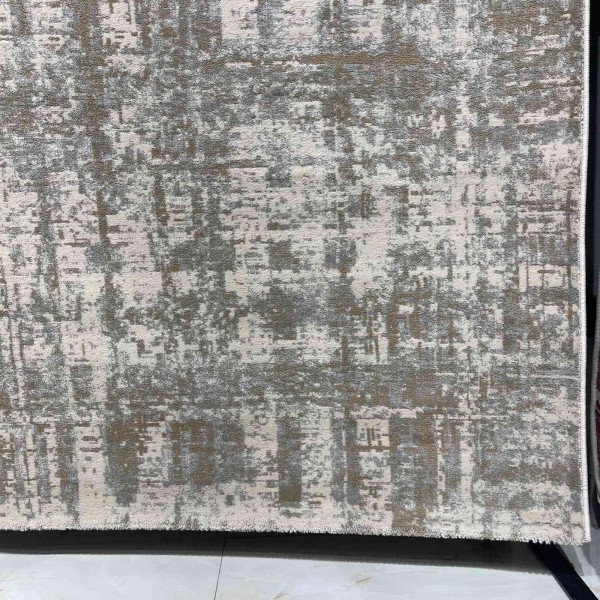 Aria Bohemian Turkish Carpet 9400A CREAM GREY 150x220 cm Modern Majlis Carpet