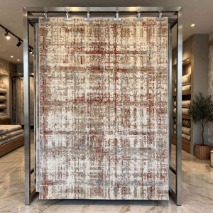 سجاد اريا بوهيمي تركي 9400A كريم تيرا مقاس 200*300 سم سجادة مجلس مودرن
