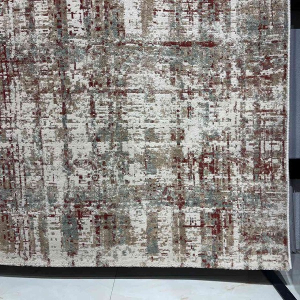 سجاد اريا بوهيمي تركي 9400A كريم تيرا مقاس 200*300 سم سجادة مجلس مودرن