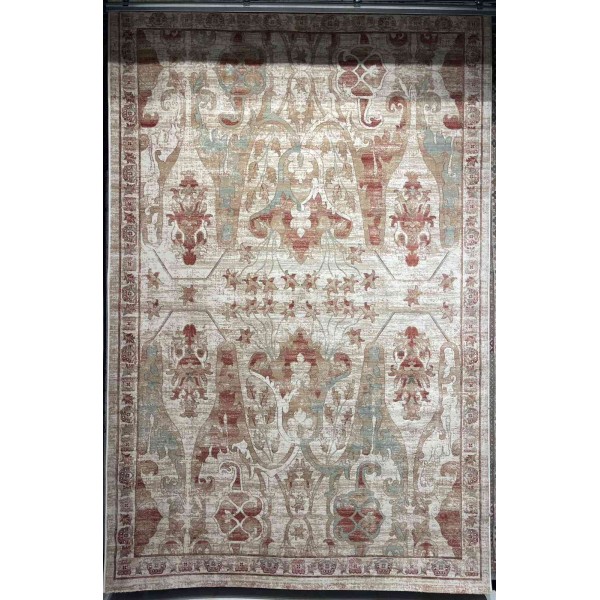 Aria Bohemian Turkish Carpet 0232A CREAM Light terra 400x500 cm Jumbo Carpet