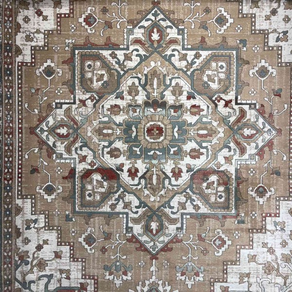 سجاد اريا بوهيمي تركي 9987A كريم بيج مقاس 250*350 سم سجادة مجلس الشيوخ