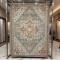 Aria Bohemian Turkish Carpet 9987A Light green 400x600 cm Royal Majlis Carpet