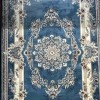Turkish carpet HARIR N232A blue size 80*150
