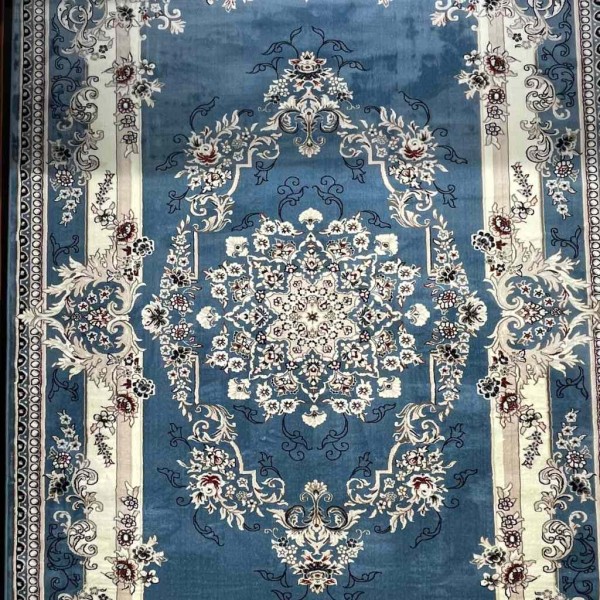 Turkish carpet HARIR N232A blue size 80*150