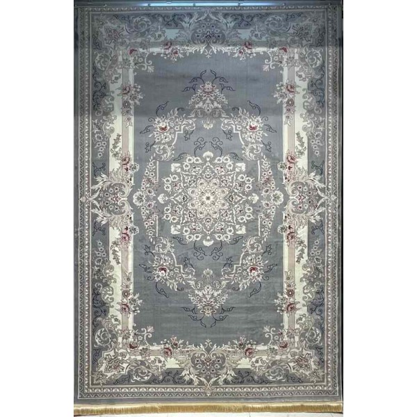 Turkish carpet HARIR N232A gray size 400*500