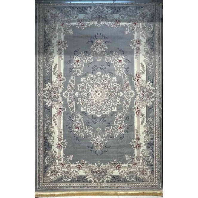 سجاد تركي حرير N232A رصاصي مقاس 100*200