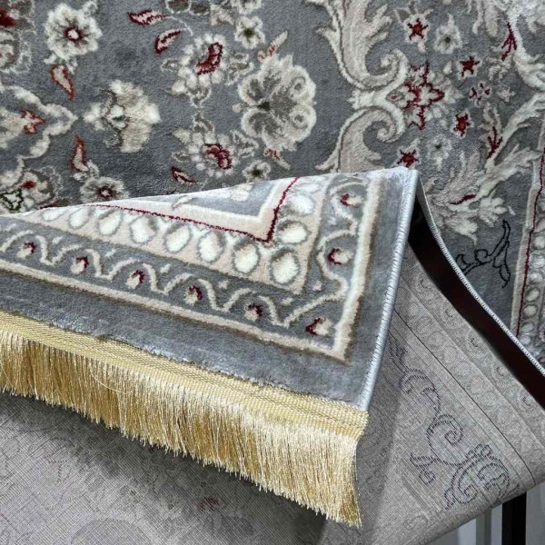 Turkish carpet HARIR N232A gray size 400*500