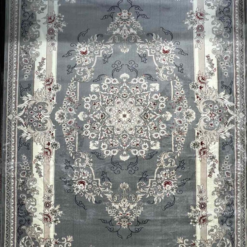 Turkish carpet HARIR N232A gray size 150*220