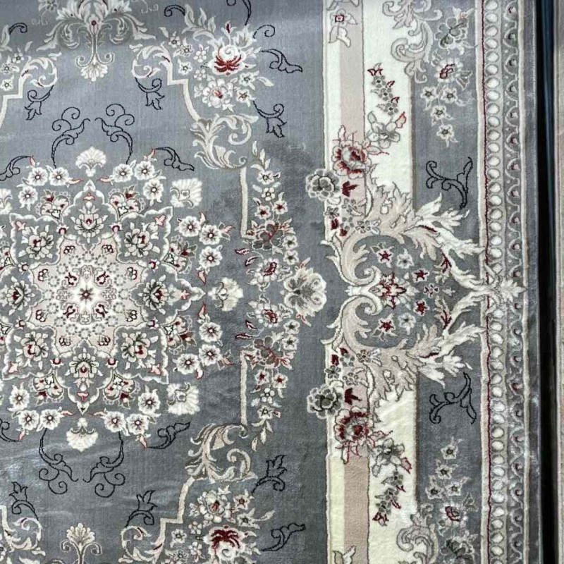 Turkish carpet HARIR N232A gray size 150*220