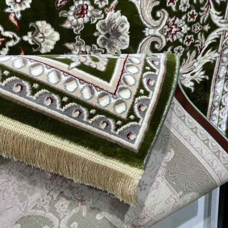 سجاد تركي حرير N232A اخضر مقاس 200*300